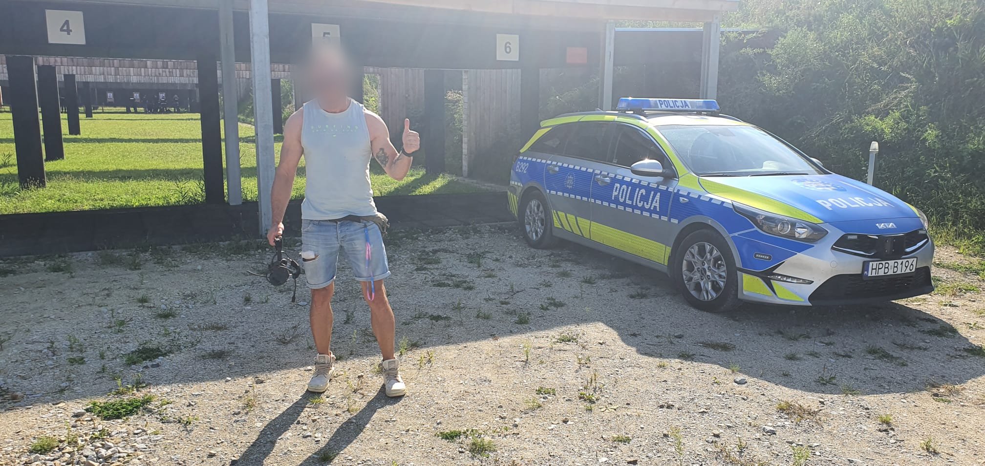 Strzelnica i policja
